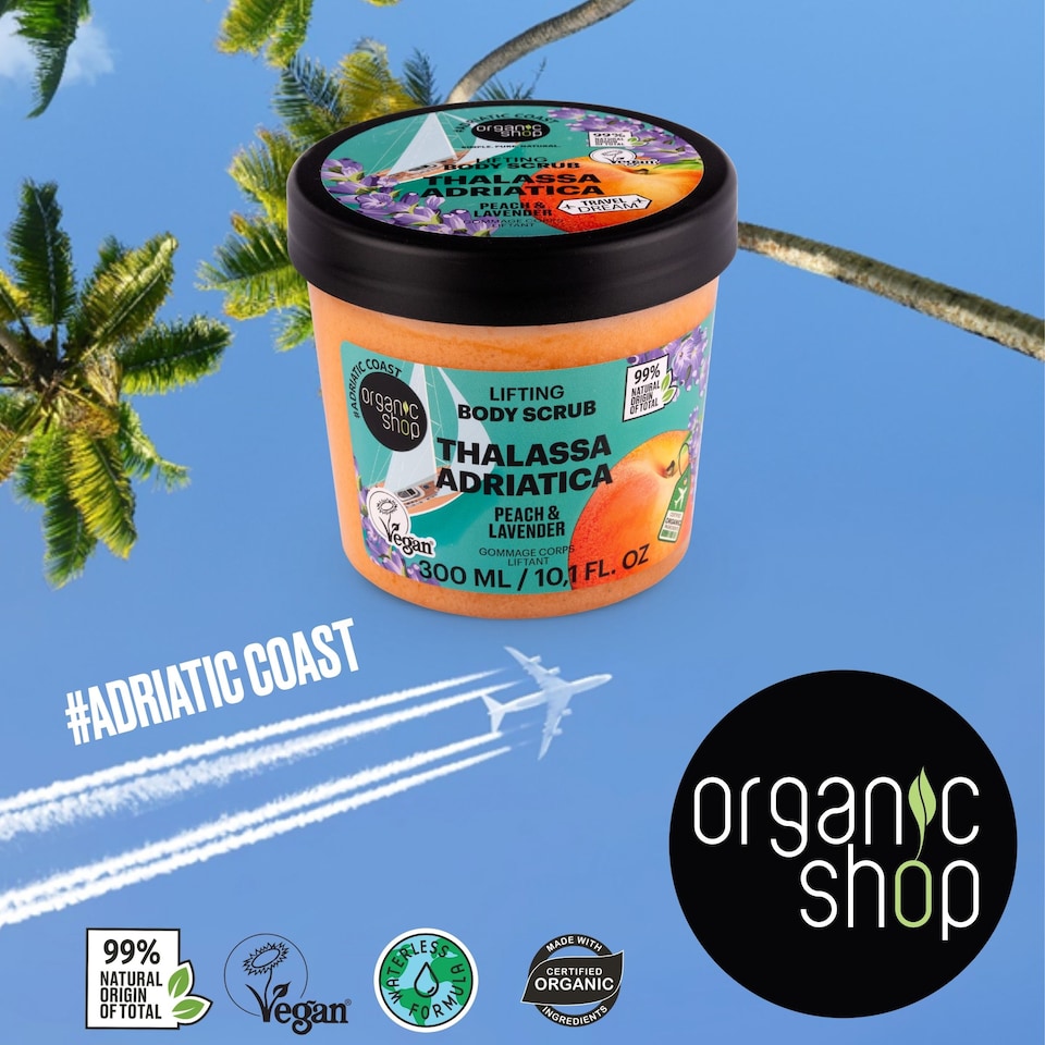 image 1 of Organic Shop Thalassa Adriatica Lifting Body Scrub, 300ml