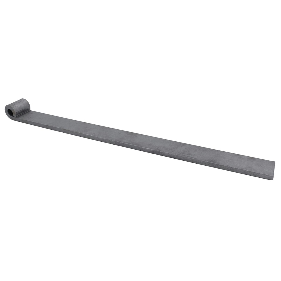 image 1 of Trailer Tailgate Strap Hinge Self Colour 12.5mm Pin Weld On 460mm Long 8pc Grey