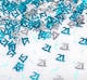 image 1 of 14g 21st Birthday Blue & Silver Confetti