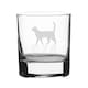 image 1 of Personalised Best Cat Dad Engraved Novelty Whisky Tumbler