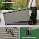 image 5 of VonHaus Rattan Effect with Lockable Lid Garden Storage Box 290L