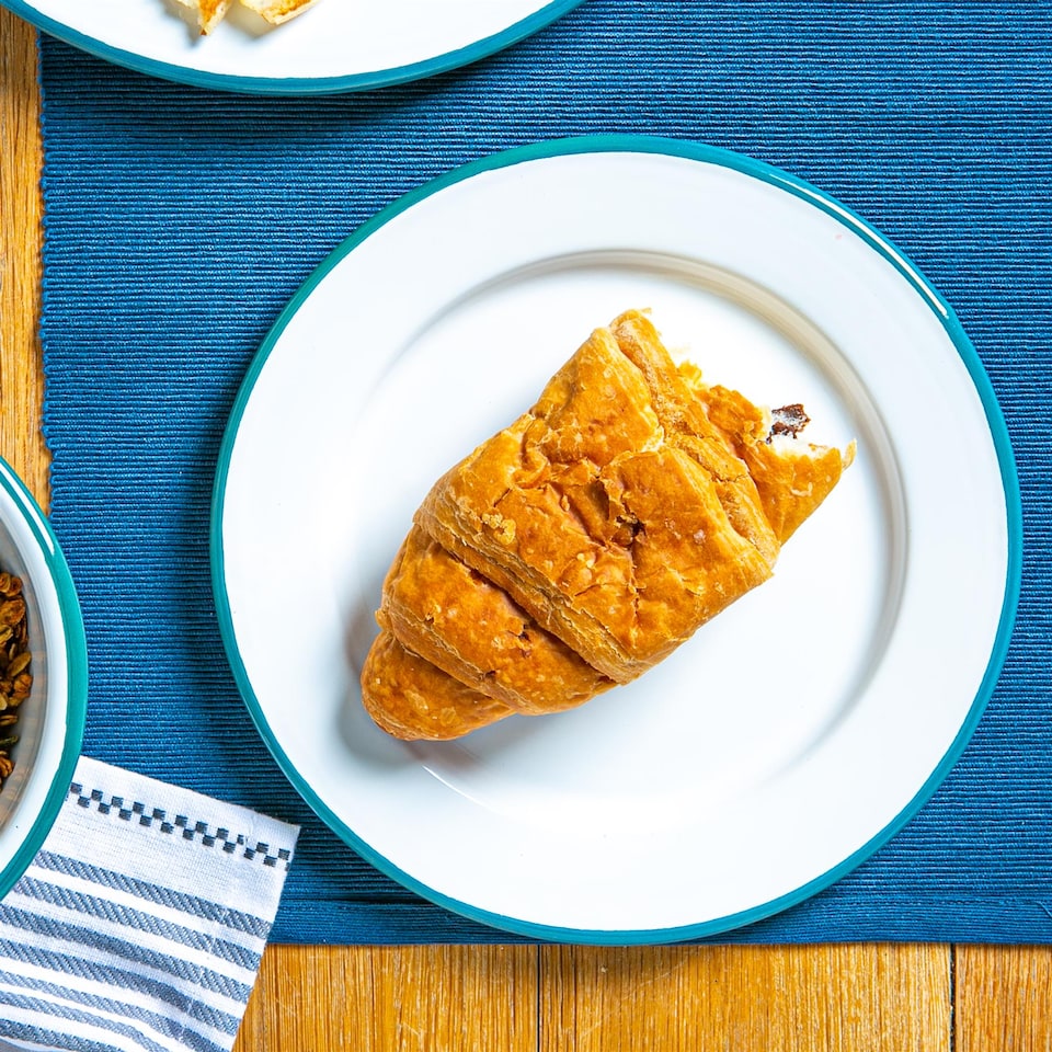 image 1 of Argon Tableware White Enamel Side Plates - 20cm - Green - Pack of 6 | Green | Green