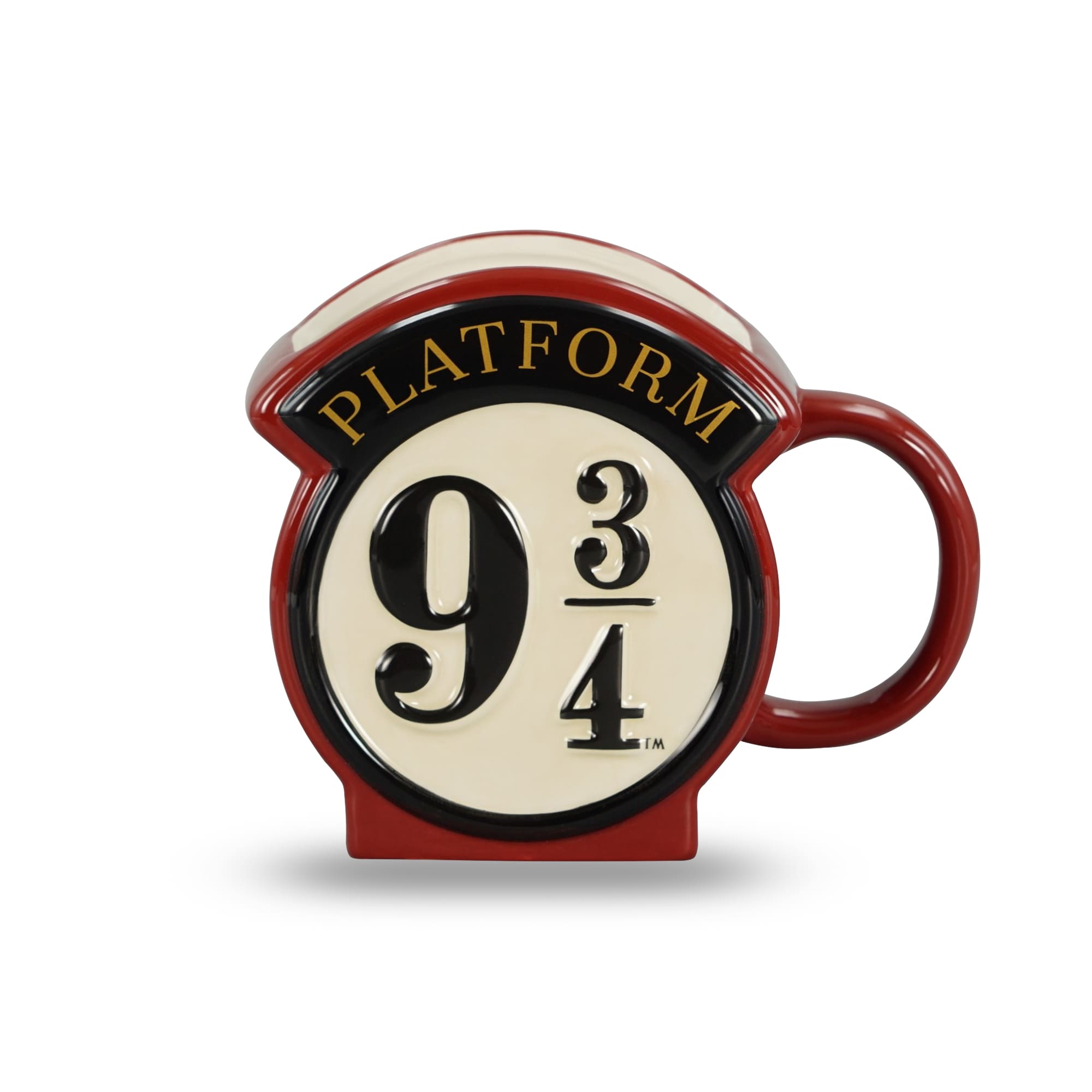Harry Potter Mug Shaped Boxed (400ml) - (Platform 9 3/4) in Red