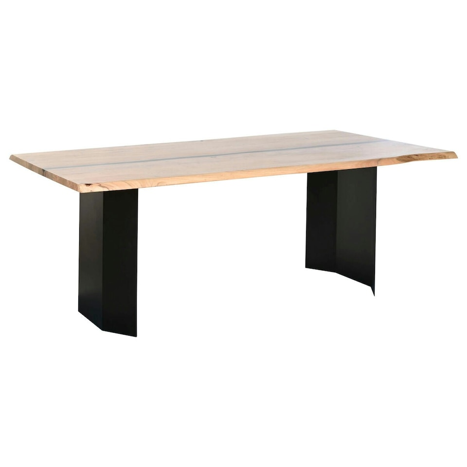 image 1 of Dining Table Home ESPRIT Metal Acacia 200 x 100 x 76 cm N/A