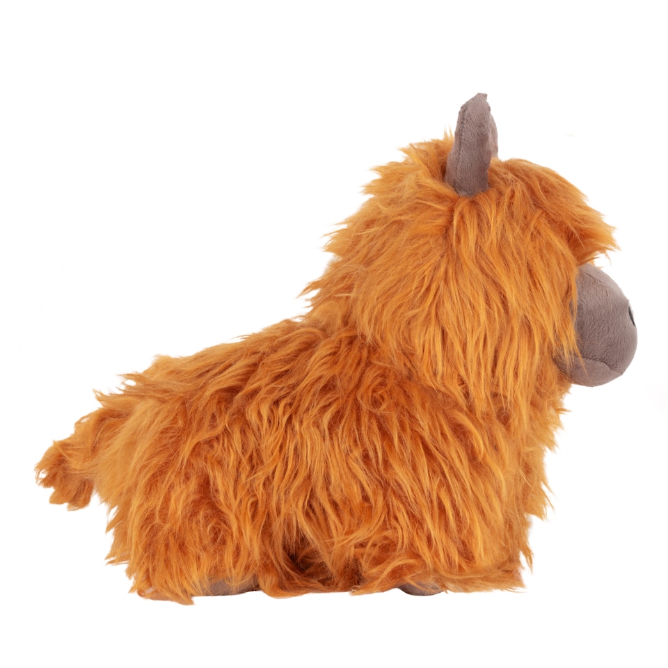 image 1 of Paoletti Highland Cow Faux Fur Novelty Door Stop