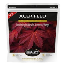 Acer Controlled-Release Fertiliser Plant Food for Japanese Maples in Borders Containers Granules for Healthy Growth 120g Pouch