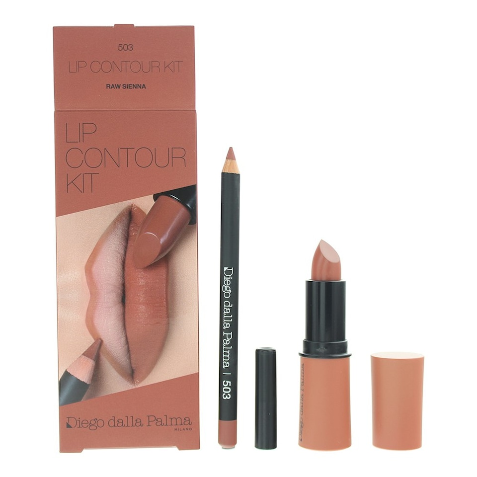 Diego Dalla Palma Lip Contour Kit Caramel 503 2 Piece Gift Set: Lipstick 4g - Lip Liner 1.1g N/A