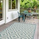 image 9 of The Rugs Outdoor Indoor Diamond Garden Patio Rug Weather Resistant Jet Washable | 100
