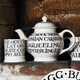 image 2 of Tea Pot: 4 Mug Emma Bridgewater Black Toast 4 Mug Teapot, Ceramic