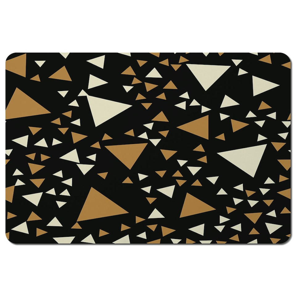 image 1 of Triangles on Black (Placemat)