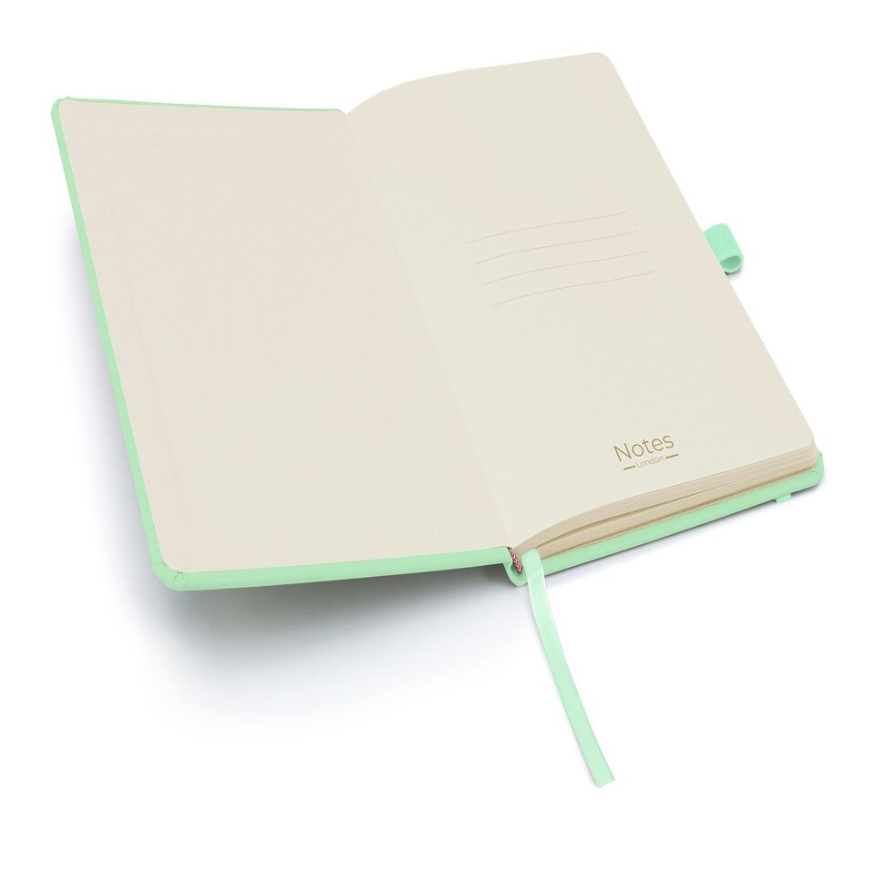 image 1 of Notes London A5 Wilson Lined Page Notebook Pastel Mint