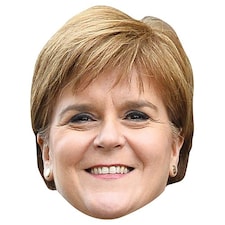 Nicola Sturgeon Cardboard Face Mask