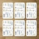 image 2 of big set of insects bugs beetles and bees many species in vintage old hand drawn style (Coaster)