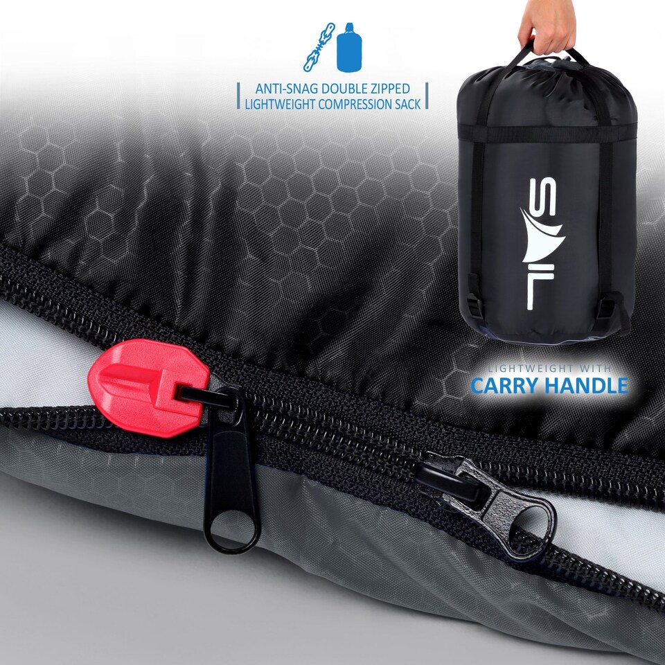 image 1 of SAIL One X Waterproof Sleeping Bag - Extra Wide 230x100cm - 3-4 Season