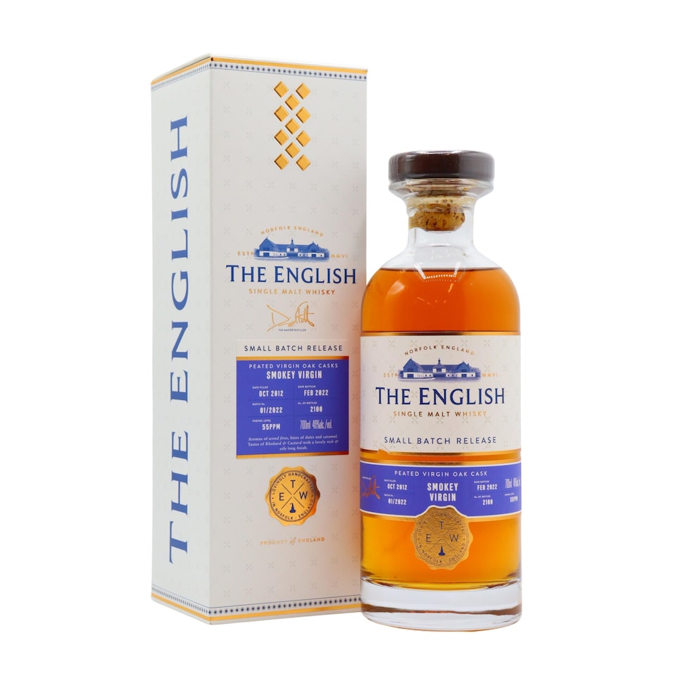 image 1 of The English - Small Batch Smokey Virgin 2012 10 year old Whisky