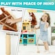 image 4 of AIYAPLAY Stick Horse with Wood Wheels, Pony Neighing and Galloping Sounds | Brown