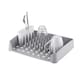 image 3 of Minky Dish Rack (Grey) & Caddy (White) Grey