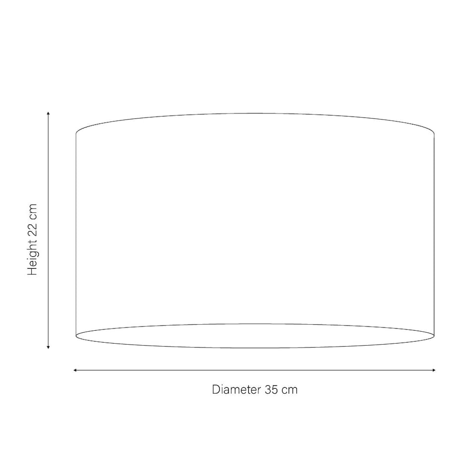 image 1 of Contemporary Blue Cotton 14 Table/Pendant Lamp Shade with Shiny Copper Inner | Blue