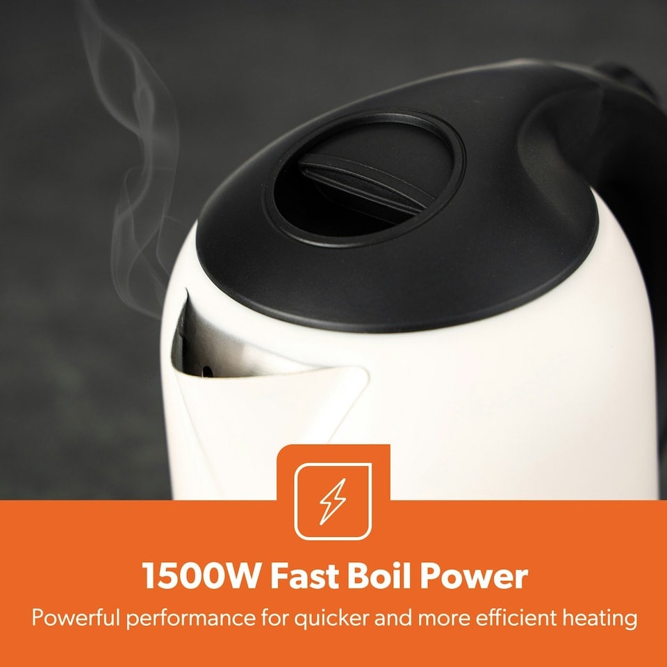 image 1 of GEEPAS Electric 1.8L Kettle |1800W  Stainless Steel