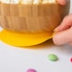 image 5 of Tiny Dining Children's Bamboo Suction Dinosaur Dinner Set - Yellow