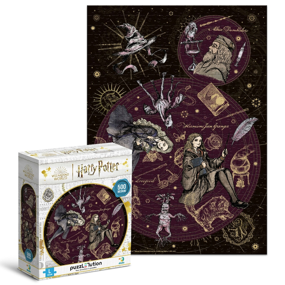 image 1 of Dodo Harry Potter Wizarding World Leader, Perfectionist, Extraordinary 500 Piece Large Jigsaw Puzzle