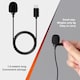 image 5 of USB-C Lavalier Lapel Microphone Clip-On Omnidirectional Recording - Daffodil MCP150