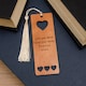 image 1 of Personalised Cherrywood Bookmark Mothers Day Gift for Mum