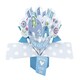 image 3 of Second Nature Pop Ups "Elephants" New Baby Boy Card with Blue Lettering