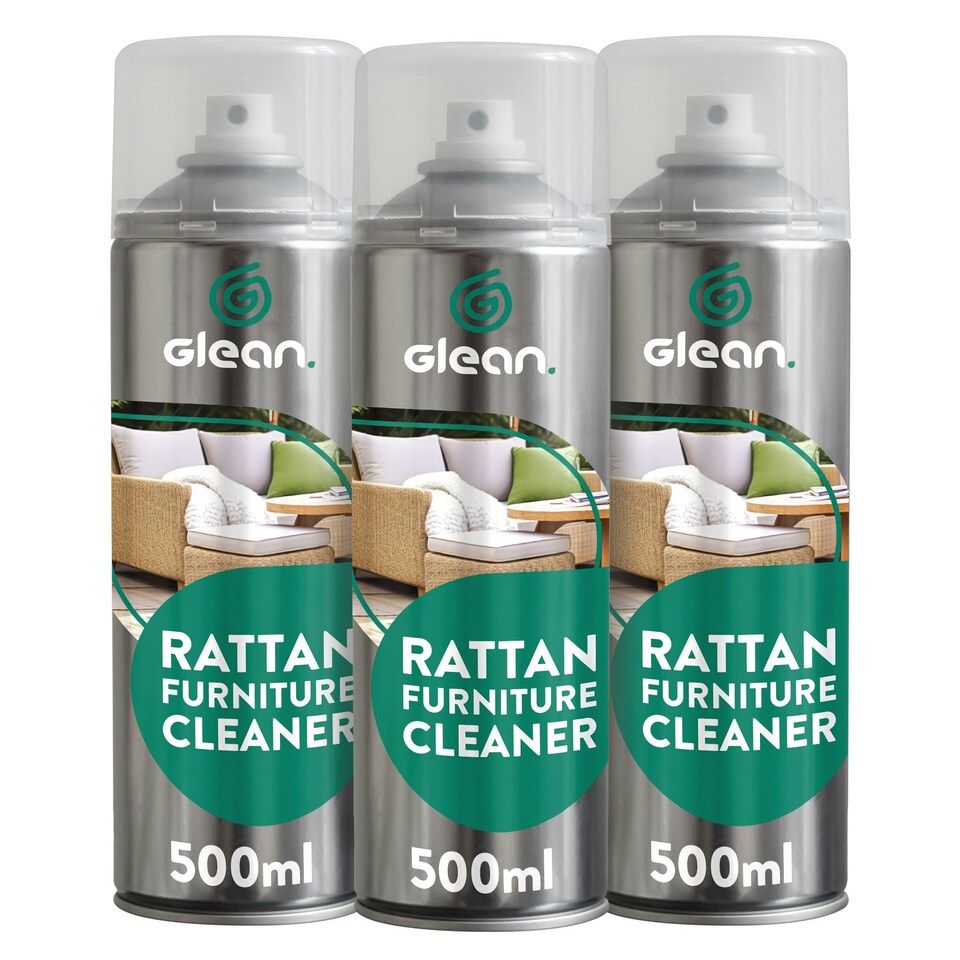 image 1 of Glean Rattan Furniture Foaming Cleaner - 500ml - 3-Pack