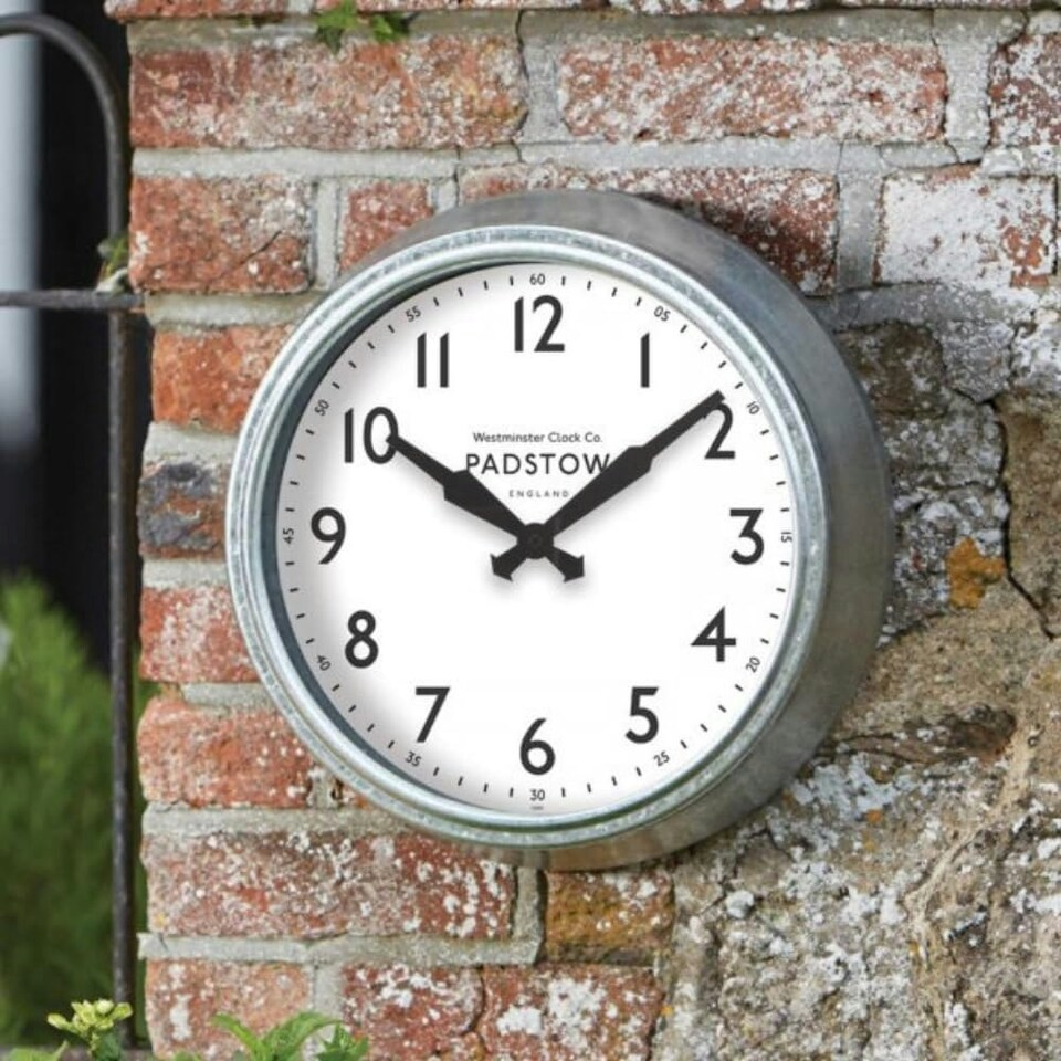 image 1 of Marco Paul 26cm Traditional Silver Clock Silver