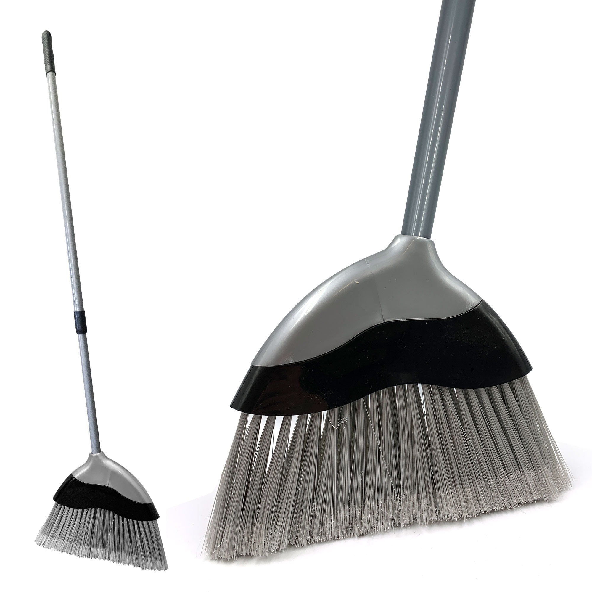 Telescopic Indoor Sweeping Broom Soft Angled Slim Floor Sweeping Corn Broom Brush