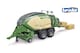 image 1 of Bruder Krone BiG Pack 1290 HDP VC with 2 square bales of hay Detailed Vehicle & Playset Model