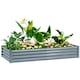image 1 of Outsunny Galvanised Raised Garden Bed, 180x90x30cm Raised Bed, Silver 