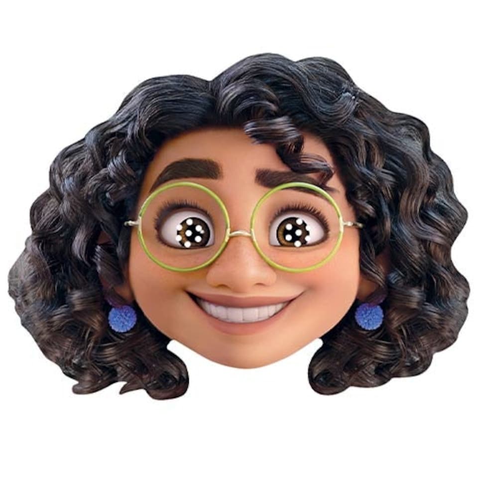 Mirabel Encanto Cardboard Face Mask