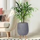 image 10 of Honeycomb Style Dark Grey Planter with Legs, Round Indoor Plant Pot Stand for Indoor Plants by Idealist Lite D30 H43 cm, 19L
