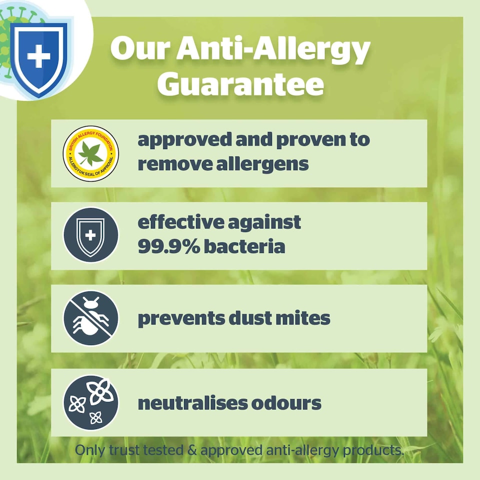 image 1 of Silentnight 4.5 Tog Anti-Allergy Duvet | White | King