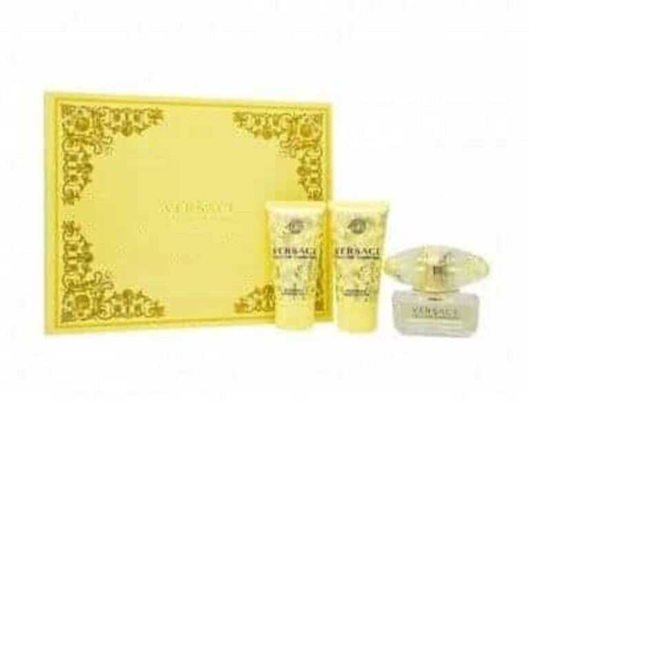 image 1 of VERSACE YELLOW DIAMOND GIFT SET 50ML EDT + 50ML SHOWER GEL + 50ML BODY LOTION