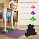 image 3 of SPORTNOW Hex Dumbbells Set with Dumbbells Rack, 2 x 1kg, 2 x 2kg, 2 x 3kg