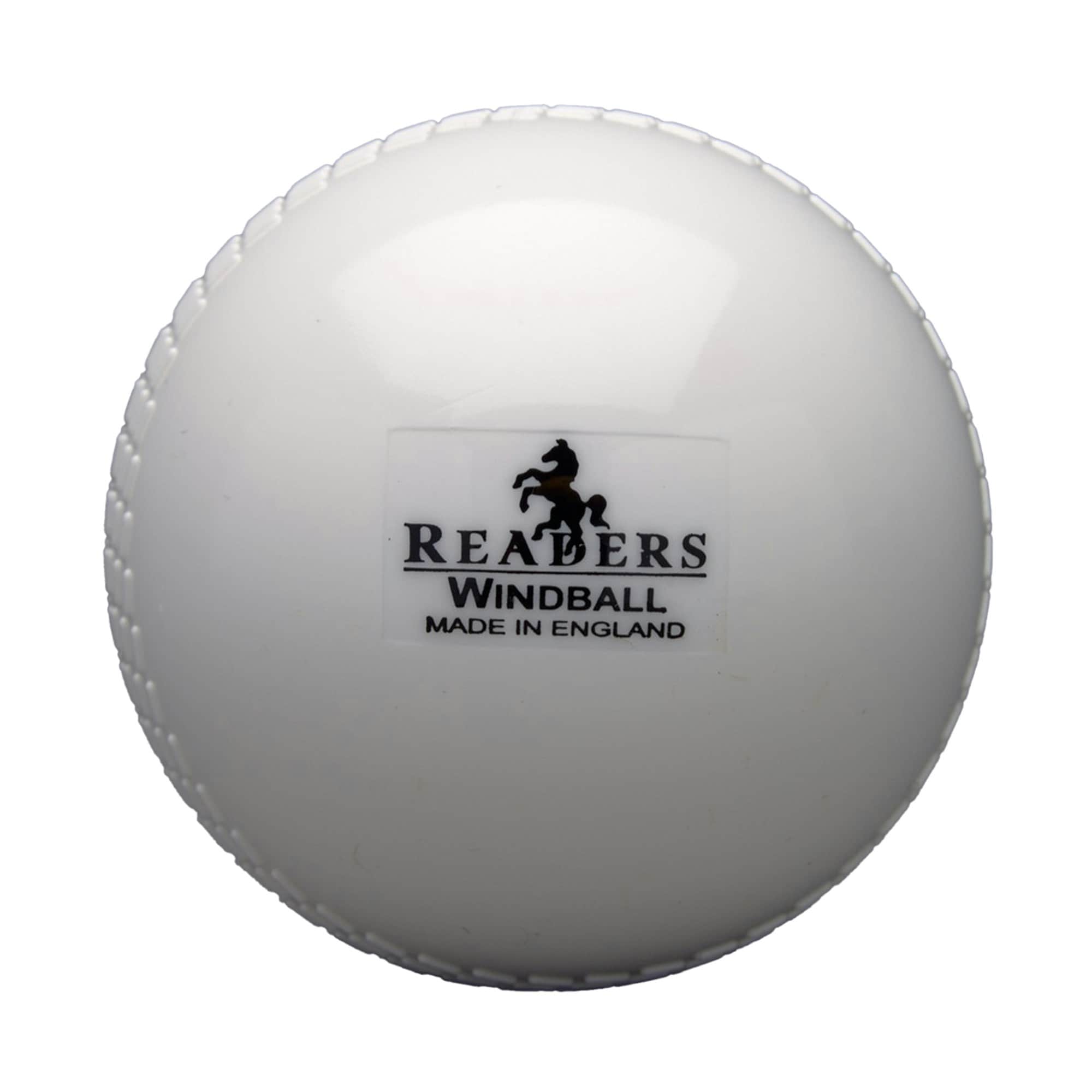 Readers Childrens/Kids Windball Cricket Ball - White - One Size