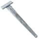 image 5 of 12in / 300mm Heavy Duty T Tee Hinges For Shed + Garden Gates Zinc Plated 10pc Silver