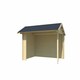 image 2 of San Diego-Log Cabin, Wooden Garden Room, Timber Summerhouse, Home Office - L389 x W465 x H273.6 cm Brown