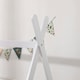 image 5 of Harry Kids Childrens White Wooden Teepee Tent Single Bed Frame | White | White | Single
