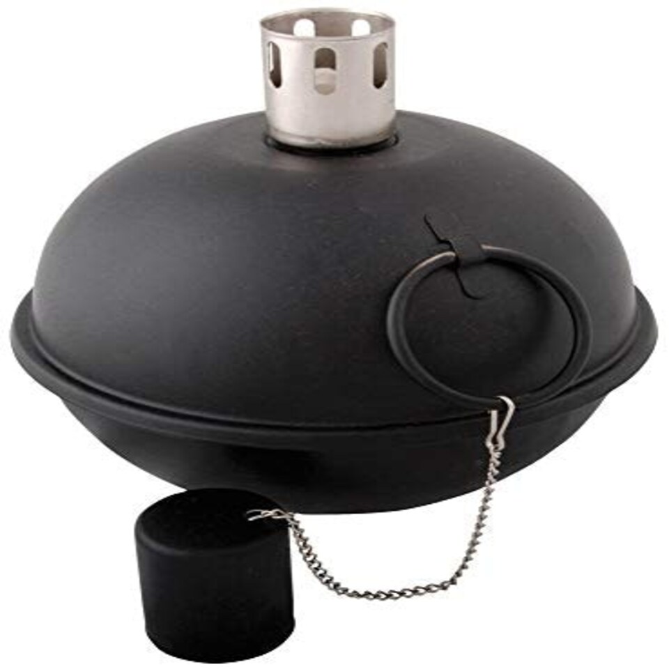 image 1 of Black Finish Outdoor Oil Tumble Torch