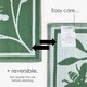 image 5 of Homescapes Outdoor Rug Luxury Waterproof Reversible, 182 x 122 cm, Green, Floral Bee Green | 122 x 182 cm