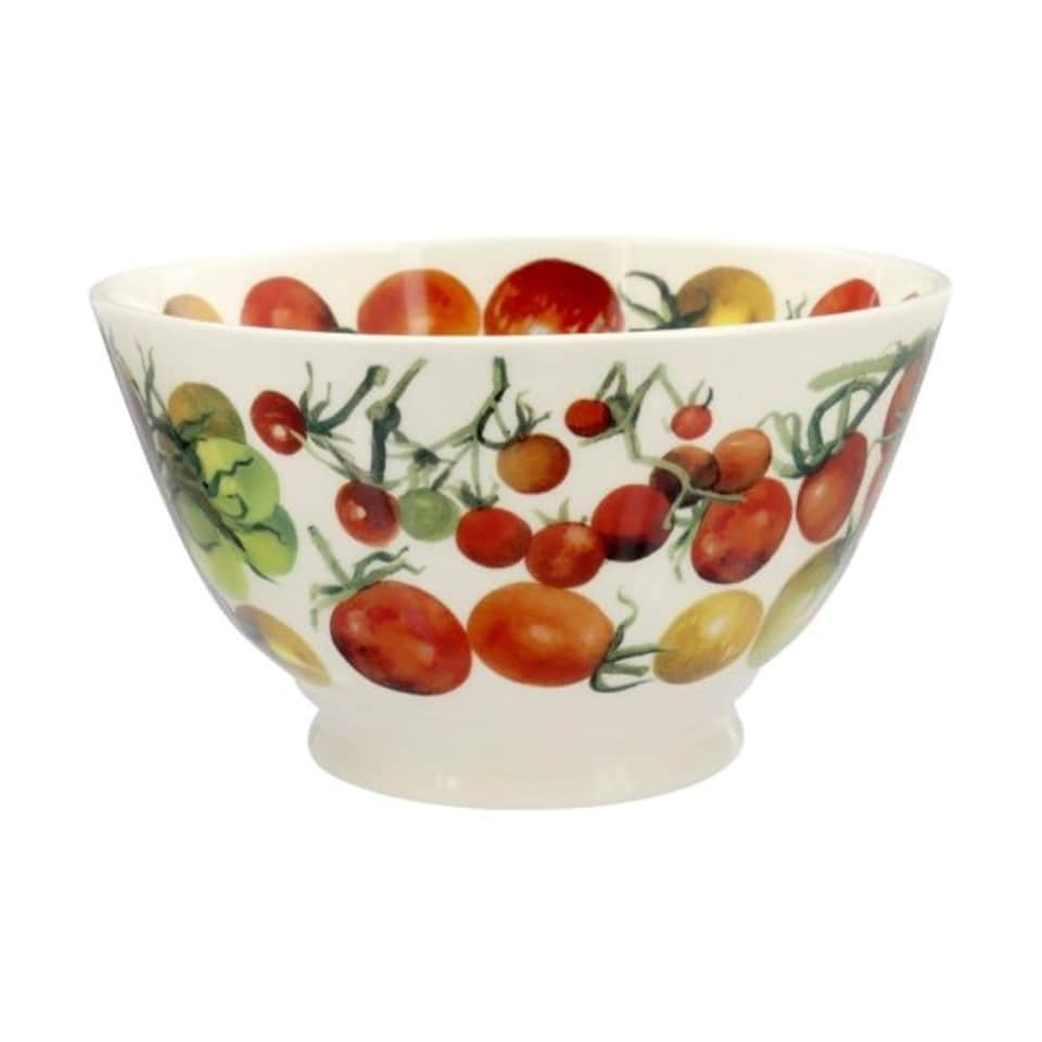 image 1 of Bowl: Emma Bridgewater Vegetable Garden Tomatoes Medium Old Bowl White