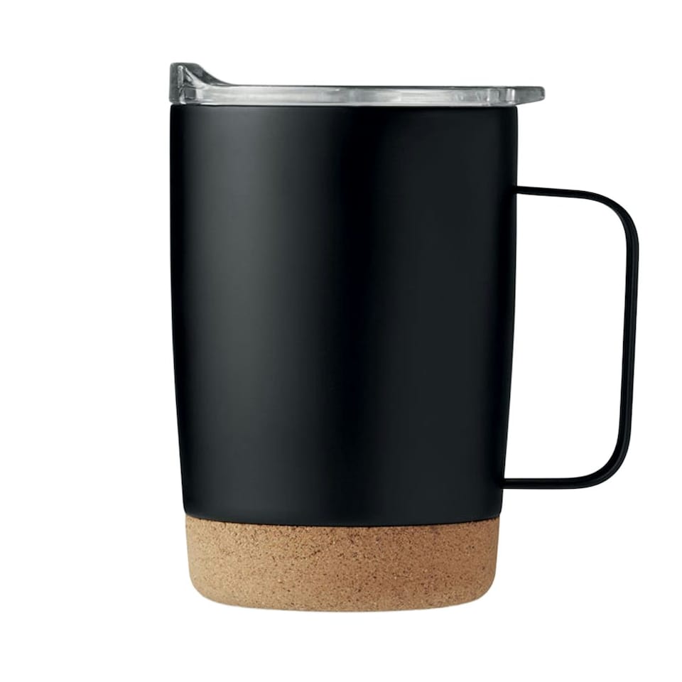 image 1 of MidOcean Ruby Double Wall 300ml Mug - Black - One Size