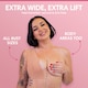 image 6 of Booby Tape Extra Wide Self-Adhesive Breast Lift Tape for All Bust Sizes, Boosts Support and Confidence, Versatile and Ideal for Any Type of Clothing, Discreet and Comfortable Latex Free 5M Nude Colour