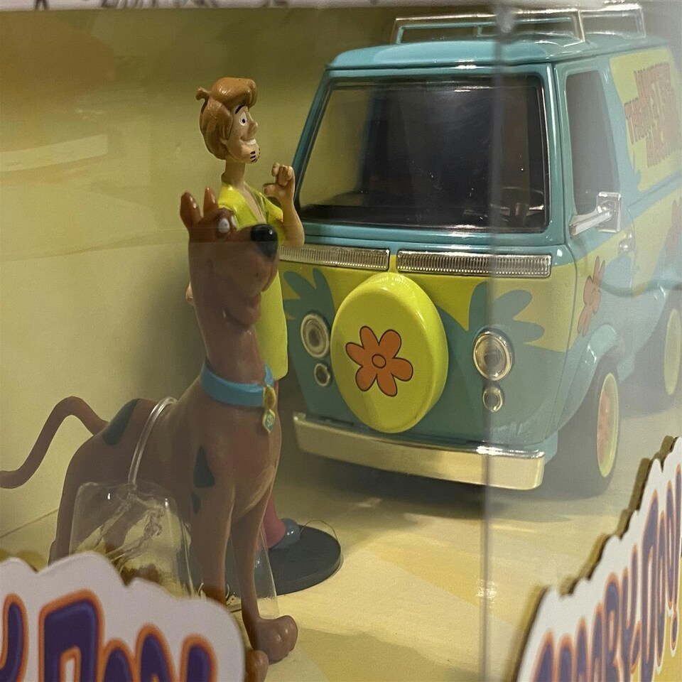 image 1 of Scooby Doo Mystery Machine with Shaggy and Scooby 1:24 Scale Jada 31720