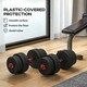 image 6 of HOMCOM 30kg Adjustable 2 IN 1 Barbell Dumbbells Weight Set for Body Fitness 