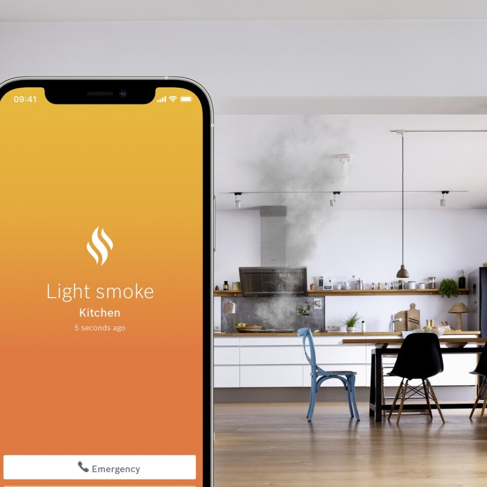image 1 of Bosch Smart Home Twinguard Smoke Detector